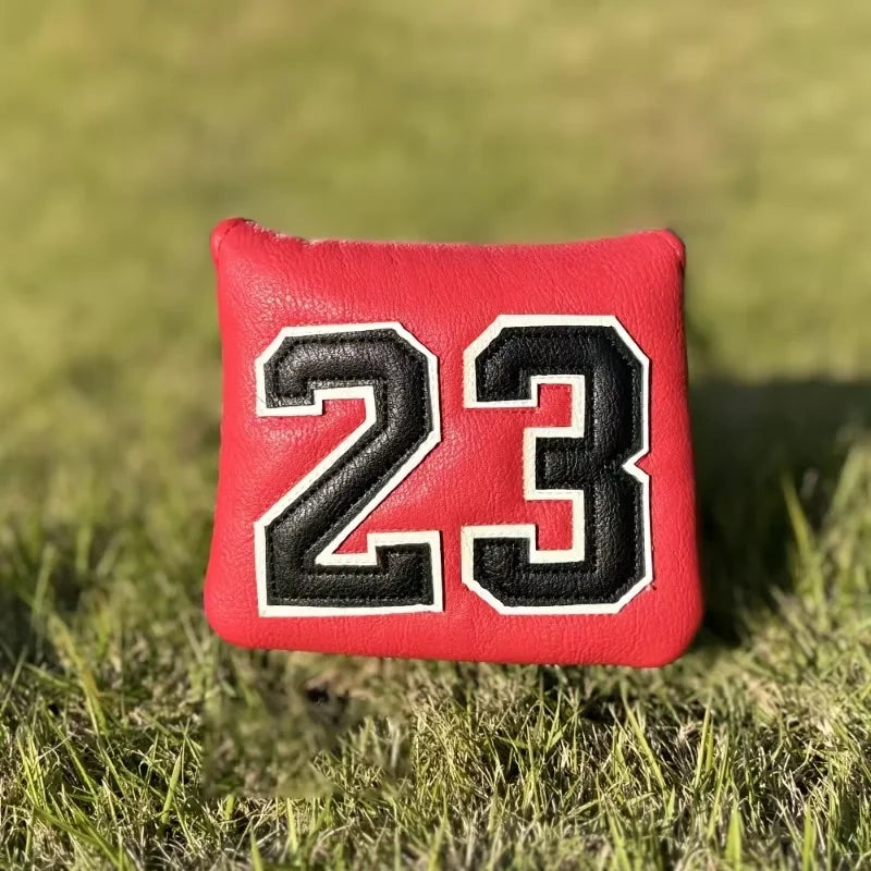 Goat No. 23 Pattern PU Putter Cover With Magnetic Closure, Waterproof Wear-resistant And Durable Putter Cover, Golf Accessories