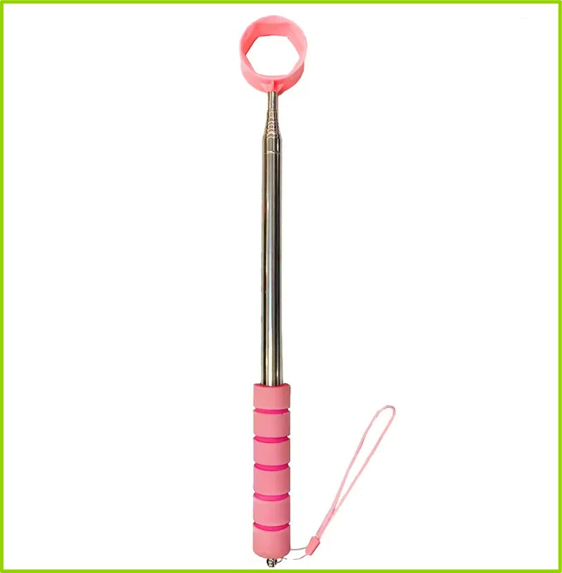 8.86 FT Retractable Golf Ball Picker, Lightweight Stainless Steel Golf Ball Retriever with Easy Grip Handle, Ideal Golf Gift