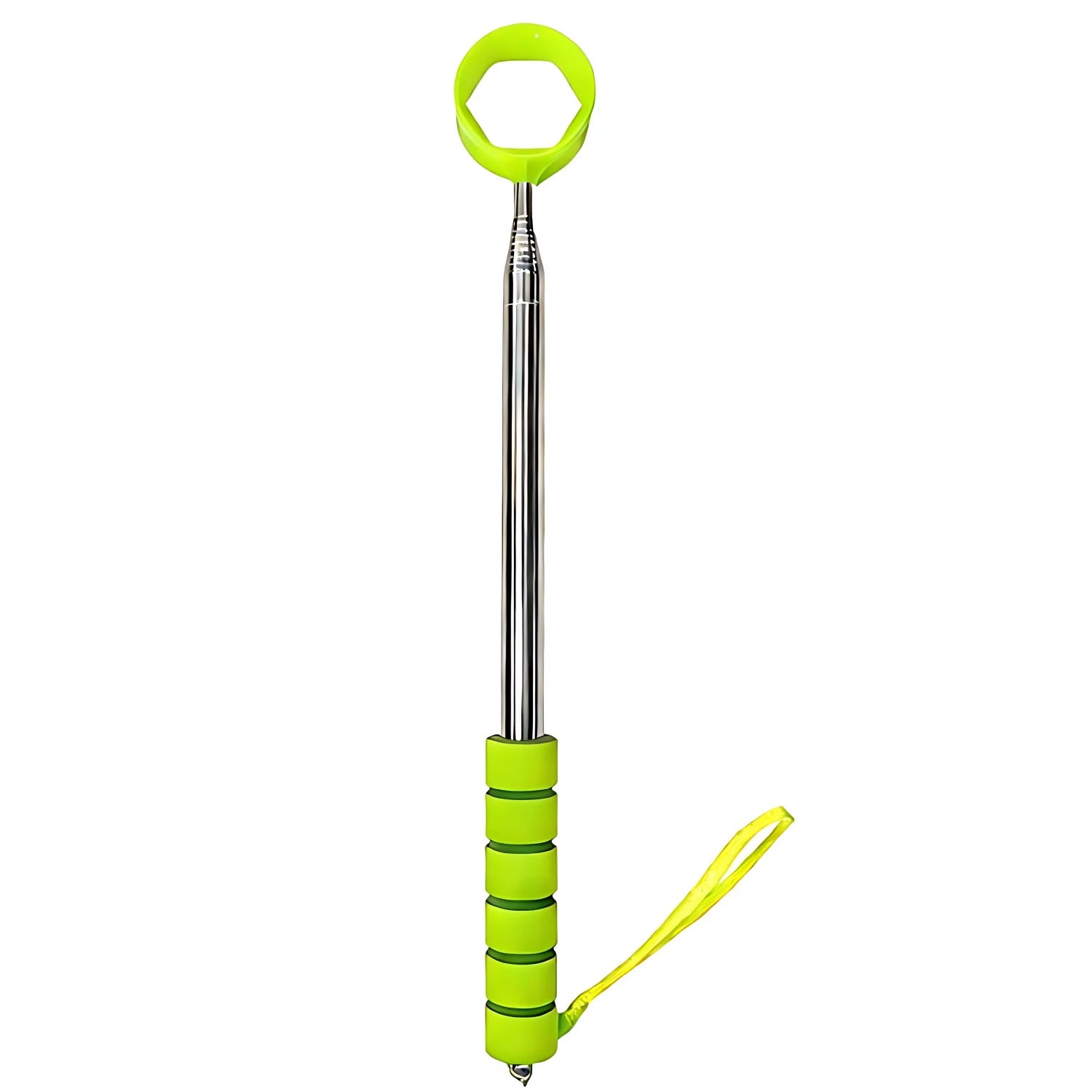 8.86 FT Retractable Golf Ball Picker, Lightweight Stainless Steel Golf Ball Retriever with Easy Grip Handle, Ideal Golf Gift